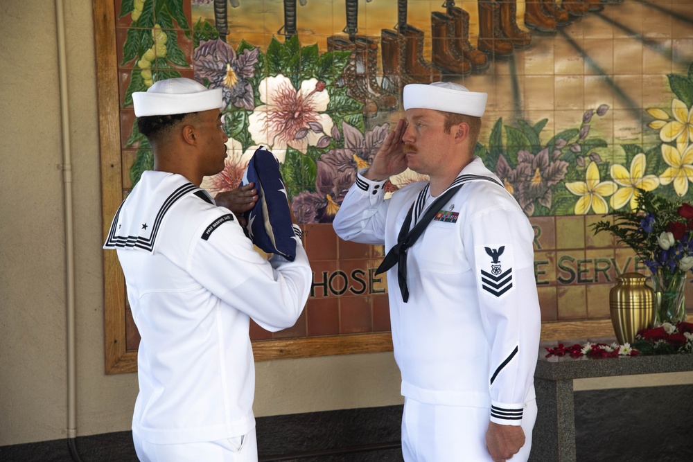 Pacific Missile Range Facility Honor Guard Conducts Funeral Honors