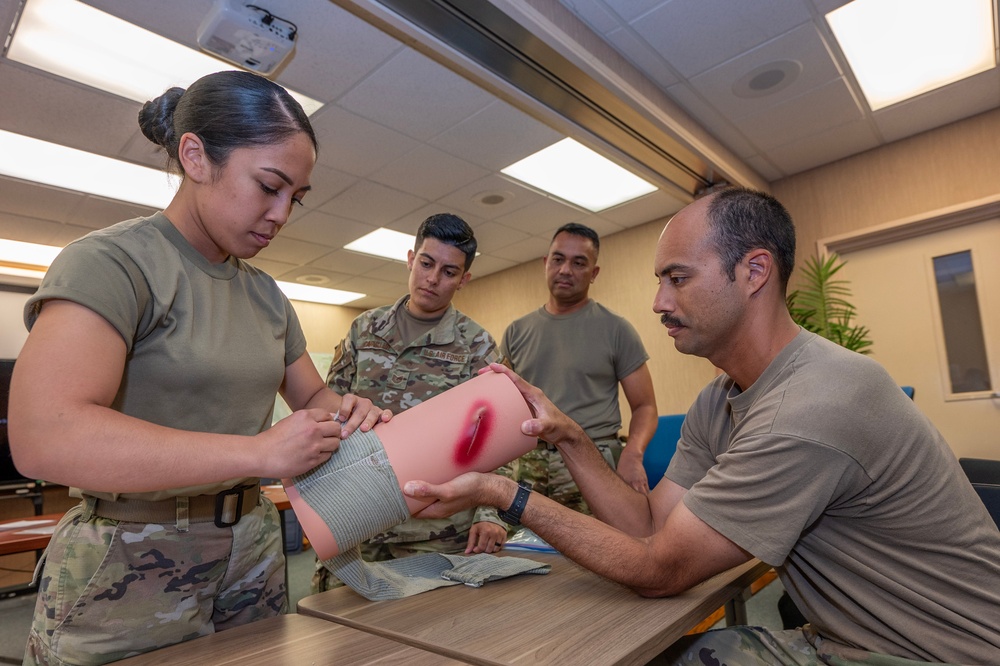 48th APS learns lifesaving skills for combat