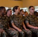 Assistant wing commander speaks to Lance Corporal Leadership and Ethics Seminar graduates