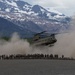 Alaska Army National Guard Chinooks participate in Memorial Jump