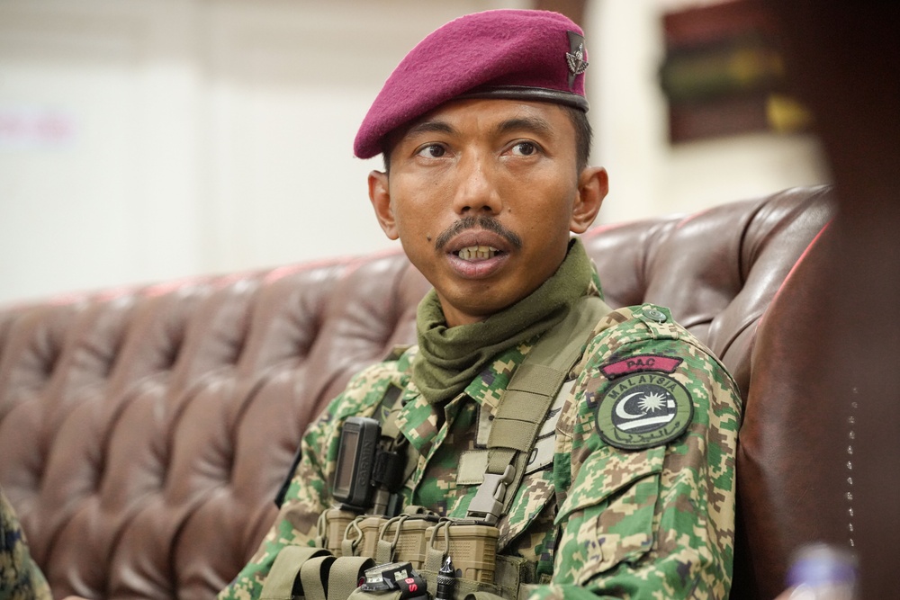 Tiger Strike 24: 15th MEU, Royal Malay Regiment Host Key Leader Engagement