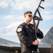 The F-16 Viper Demonstration Team perform at the Red, White and Blue Air Show