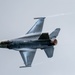 The F-16 Viper Demonstration Team perform at the Red, White and Blue Air Show