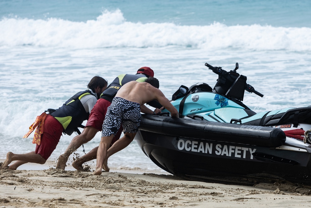 Dive Into Safety: Water safety demonstrations are held during 101 Critical Days of Summer Festival