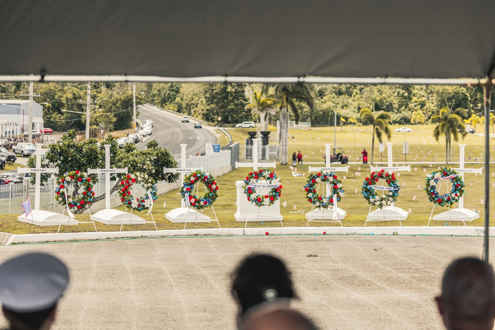 Community Honors Fallen Heroes on Memorial Day at Guam Veterans Cemetery