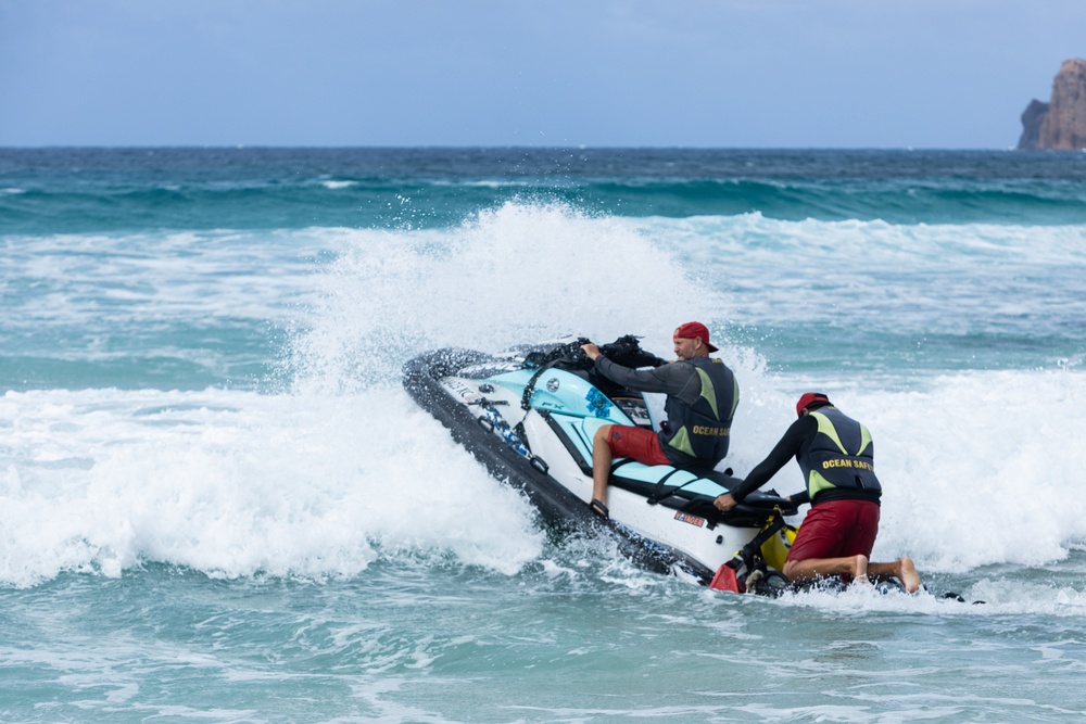 Dive Into Safety: Water safety demonstrations are held during 101 Critical Days of Summer Festival