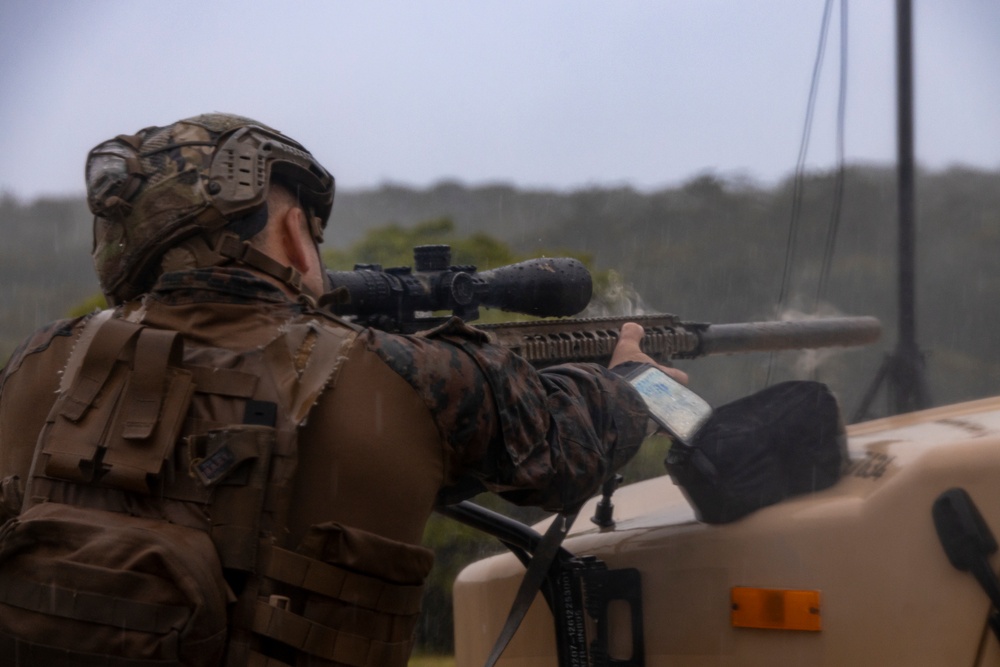 U.S. Marines with the Maritime Raid Force Improve Advanced Marksmanship Skills during an Aerial Sniper Course