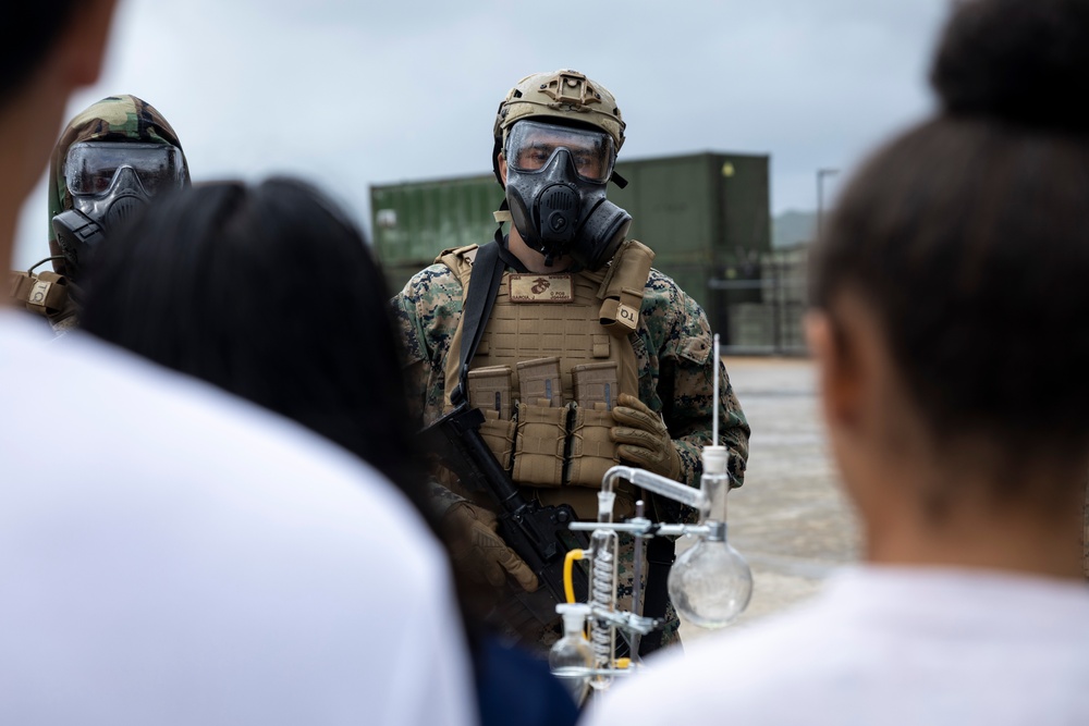 Inspiring Our Future: Oahu Poolees Visit MCBH