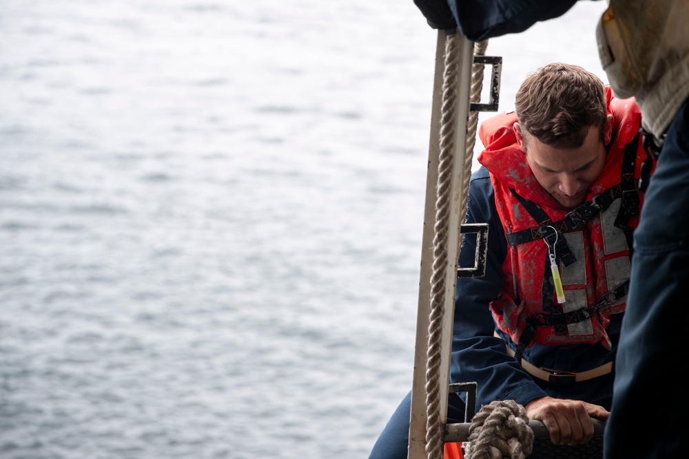 USS Tripoli conducts boat ops