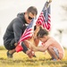 Community and Military Unite at Asan Beach Park for Memorial Day Flag Tribute