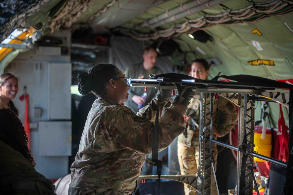 18 AES hitches a ride