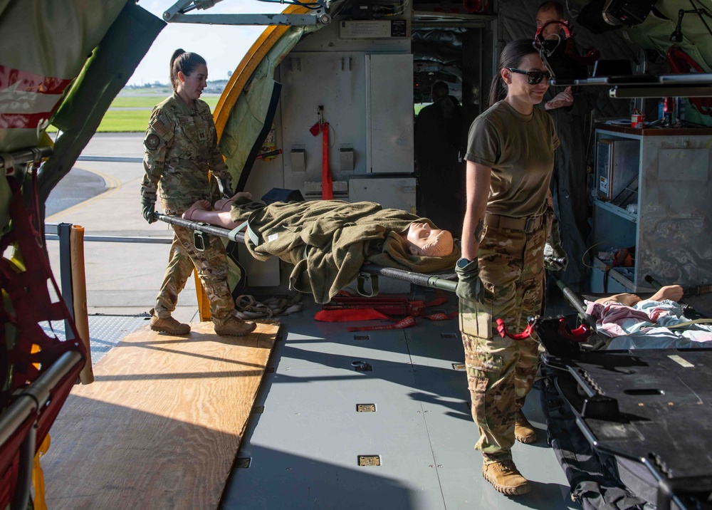 18 AES hitches a ride