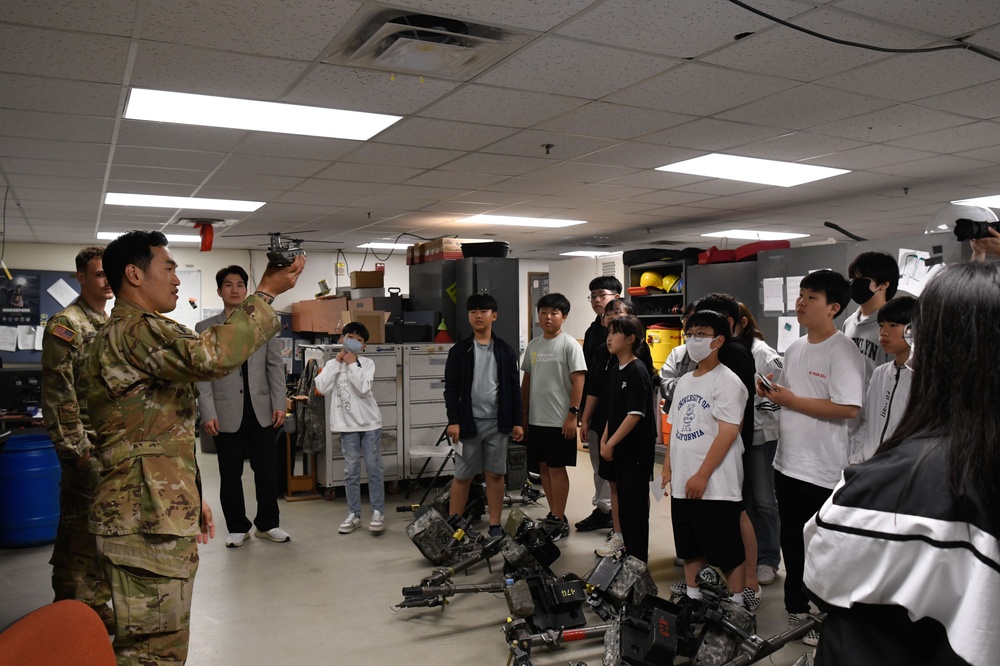 Songhwa Elementary School Visit to 607th Combat Weather Squadron - May, 22 2024