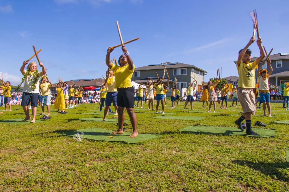 2024 May Day: Mokapu Elementary School Celebrate through Song and Dance at MCBH