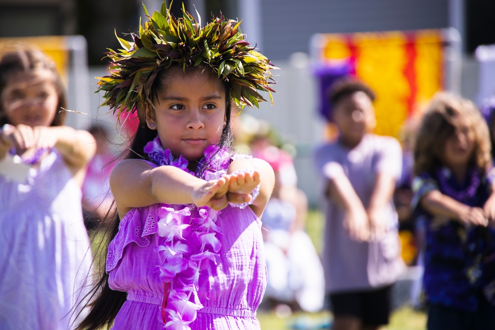 2024 May Day: Mokapu Elementary School Celebrate through Song and Dance at MCBH