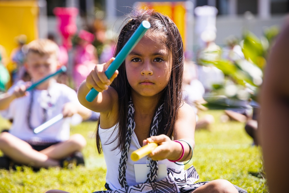 2024 May Day: Mokapu Elementary School Celebrate through Song and Dance at MCBH