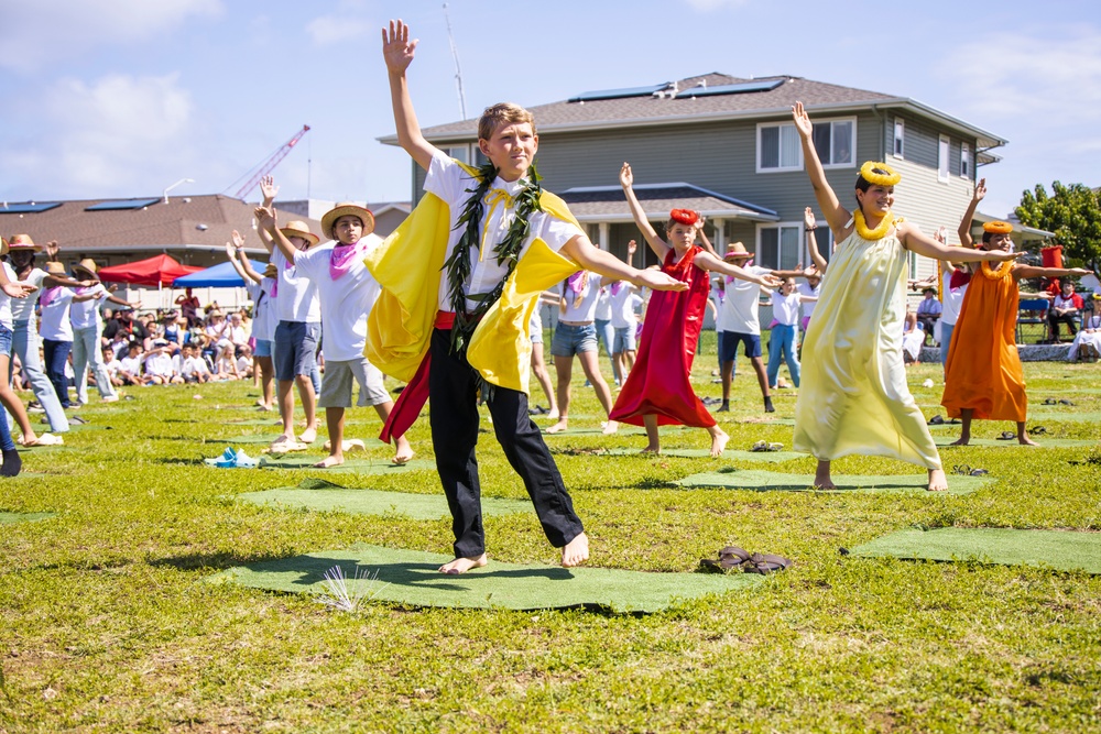 2024 May Day: Mokapu Elementary School Celebrate through Song and Dance at MCBH