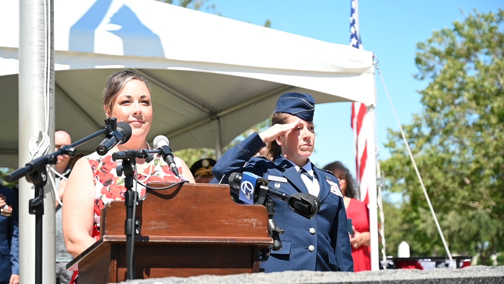 A commemoration to honor the sacrifices of those who served