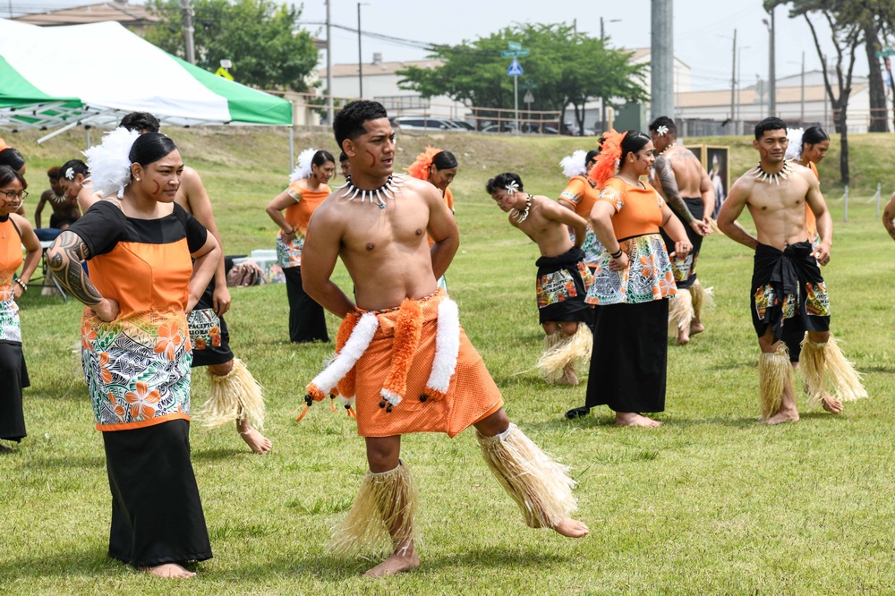 The South Pacific Warriors performs at Directorate of Public Works organization day