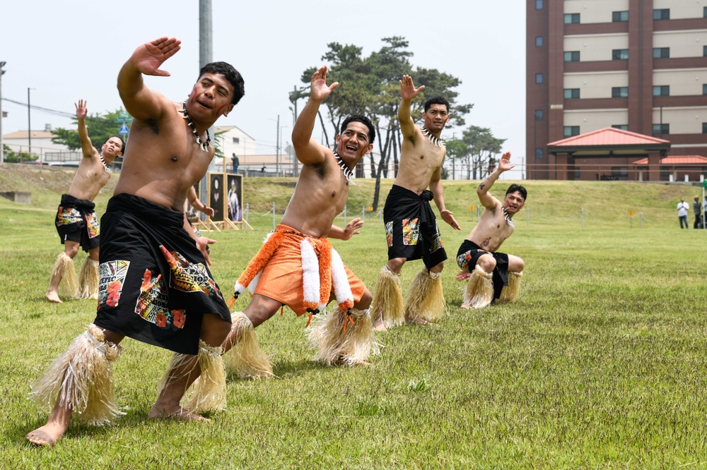 The South Pacific Warriors performs at Directorate of Public Works organization day