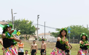 The South Pacific Warriors performs at Directorate of Public Works organization day