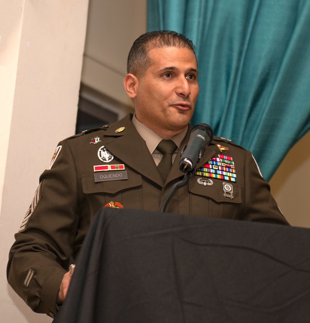 Rheinland-Pfalz Sergeant Morales Club Induction Ceremony