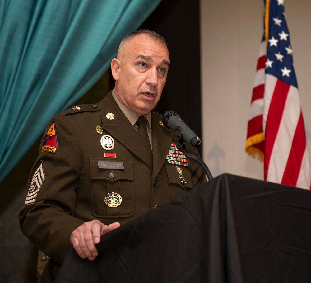 Rheinland-Pfalz Sergeant Morales Club Induction Ceremony
