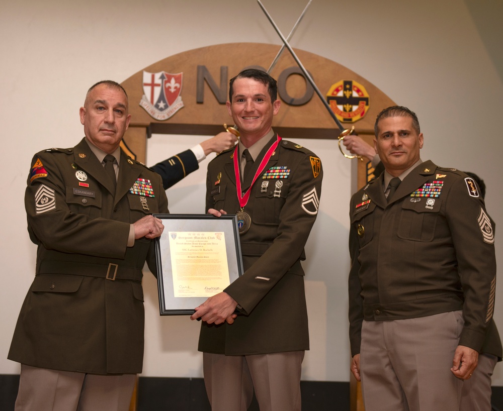 Rheinland-Pfalz Sergeant Morales Club Induction Ceremony