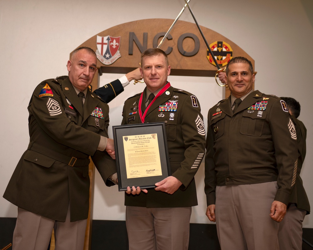 Rheinland-Pfalz Sergeant Morales Club Induction Ceremony