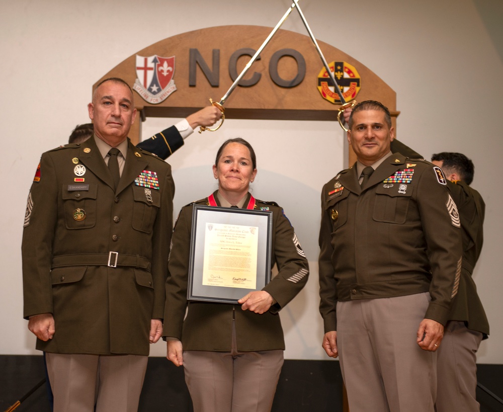 Rheinland-Pfalz Sergeant Morales Club Induction Ceremony