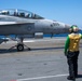 USS Ronald Reagan (CVN76) Sailors conduct flight deck operations