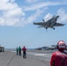 USS Ronald Reagan (CVN76) Sailors conduct flight deck operations