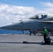 USS Ronald Reagan (CVN76) Sailors conduct flight deck operations