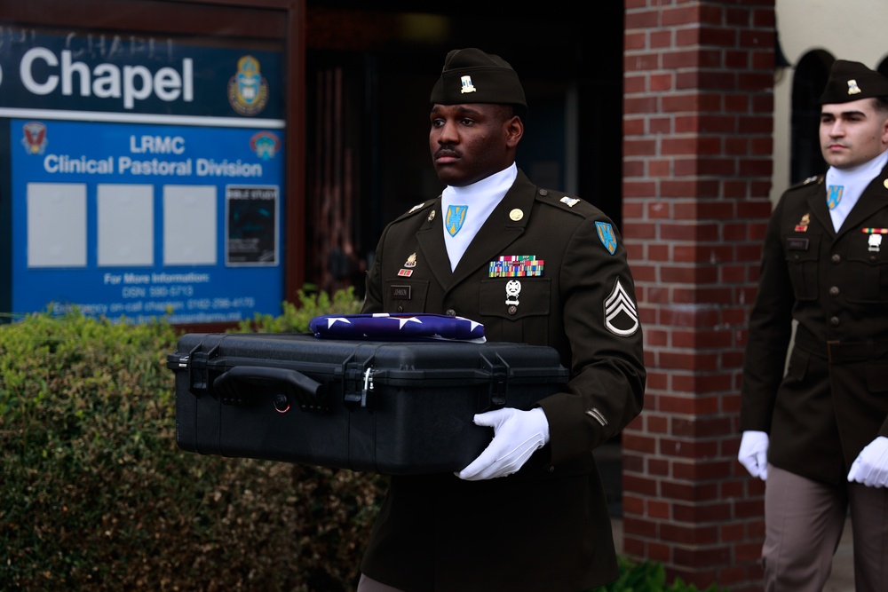 21st TSC mortuary affairs team receives remains of missing World War II Soldier