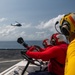 Hershel "Woody" Williams Conducts Flight Operations with Italian Navy