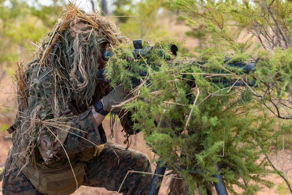 MRF-D 24.3: U.S. Marines, Australian Army Soldiers participate in live-fire stalking exercise