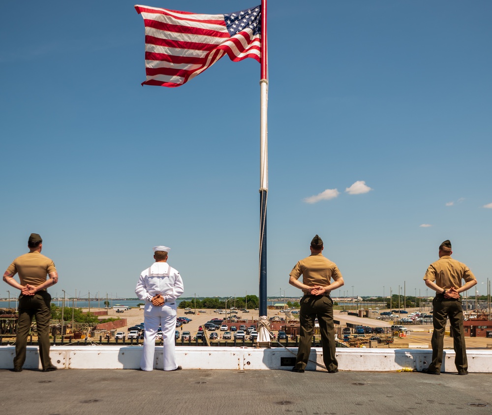 USS New York Departs For Deployment