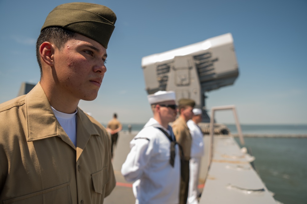 USS New York Departs For Deployment