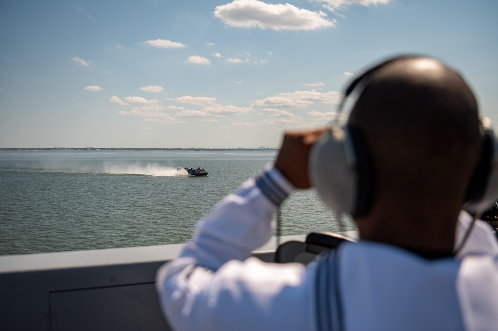 USS New York Departs For Deployment