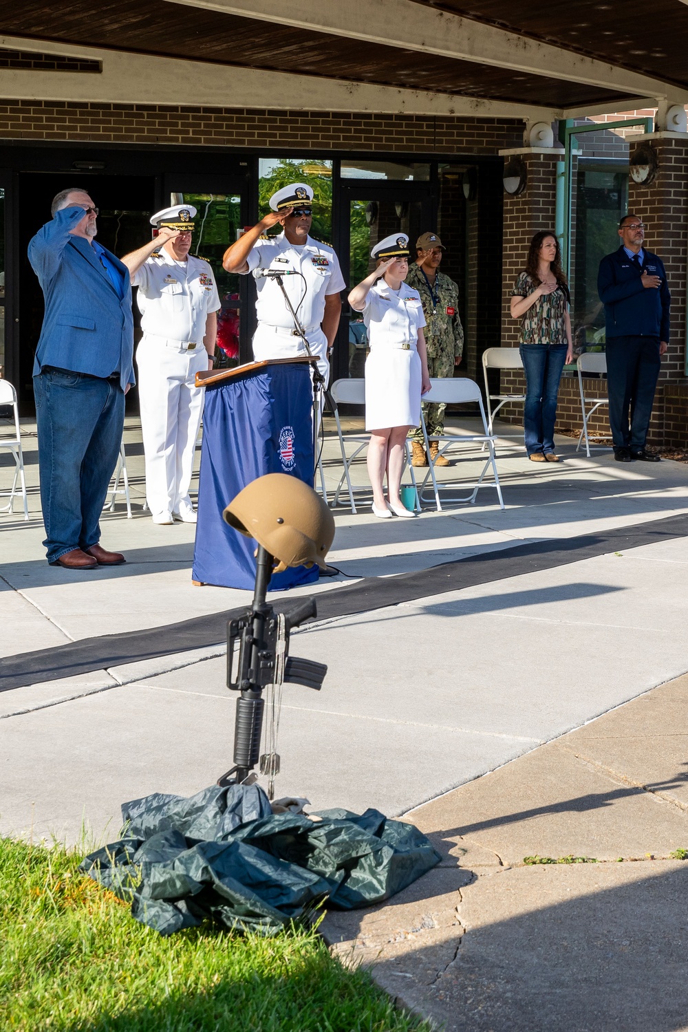 Remember the Fallen and Honor Their Sacrifice: Norfolk Naval Shipyard Stands United at Annual Memorial Day Fall-In for Colors