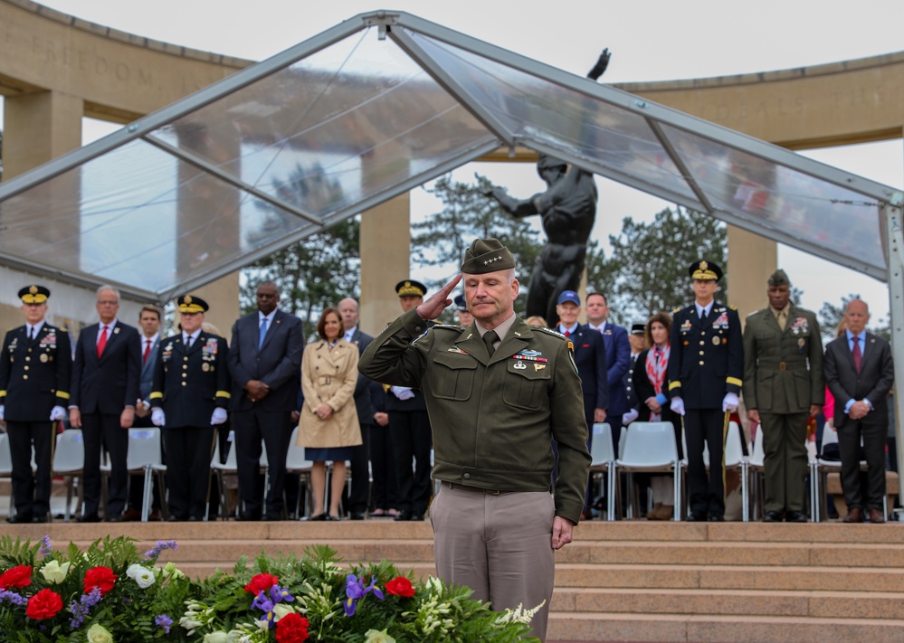 D-Day 79 Normandy American Cemetery Ceremony