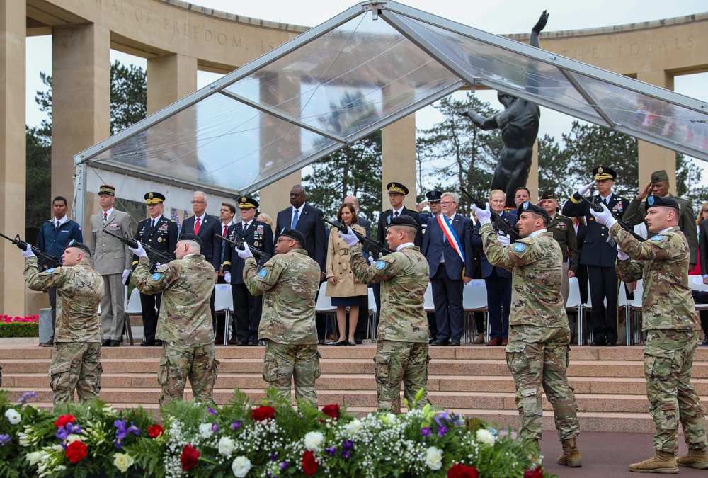 D-Day 79 Normandy American Cemetery Ceremony