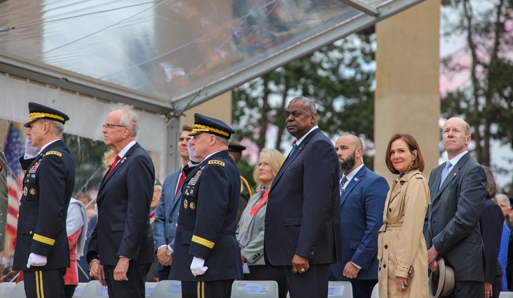 D-Day 79 Normandy American Cemetery Ceremony