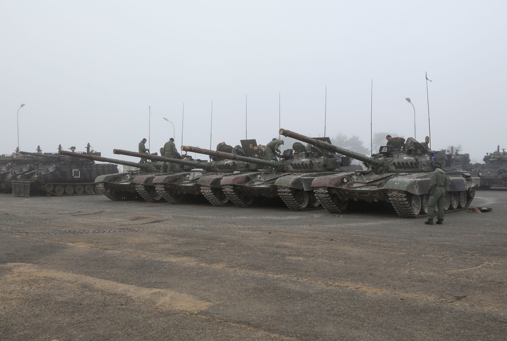 Slovenian tankers at Combined Resolve 24-2