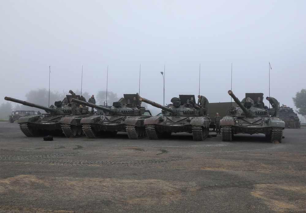 Slovenian tankers at Combined Resolve 24-2