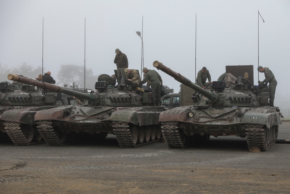 Slovenian tankers at Combined Resolve 24-2