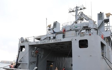 Humanitarian aid operations at the Port of Larnaca, Cyprus