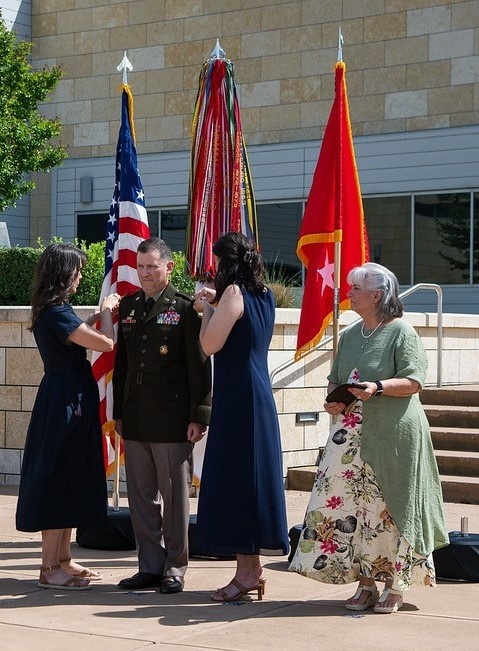 Promoted to general officer, Military Intelligence leader's ceremony is a celebration for a family with a legacy of military service