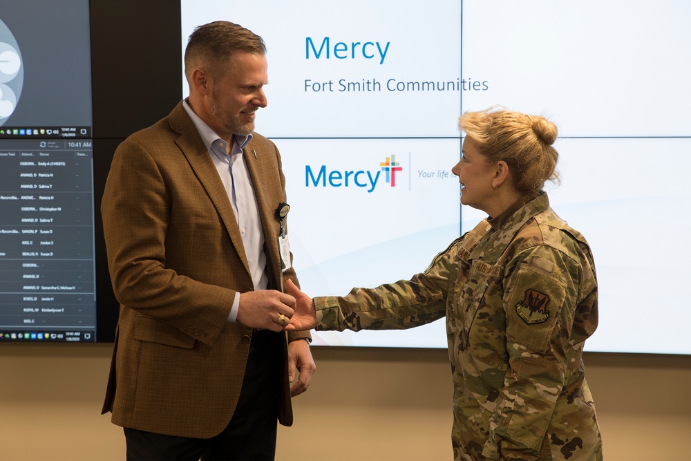 188th Wing Partners with Mercy Hospital