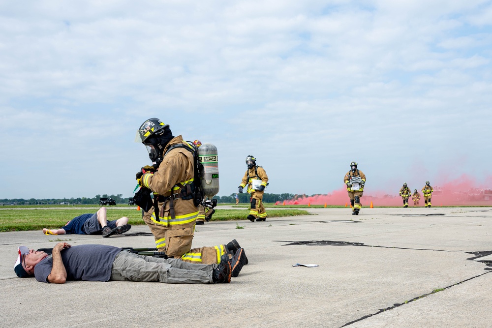 127th Wing first on the scene